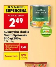 Kukurydza słodka Nasza Spiżarnia