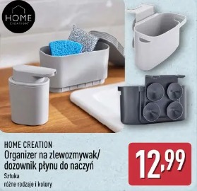 Home Creation Organizer na zlewozmywak/dozownik płynu do naczyń