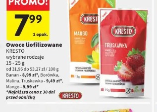 Owoce liofilizowane Kresto