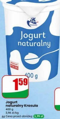 Jogurt naturalny Krasula
