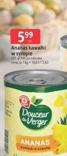 Ananas kawałki w syropie Douceur du Verger