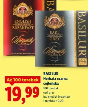 Basilur Herbata czarna cejlońska