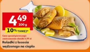 Roladki z łososią wędzonego na ciepło