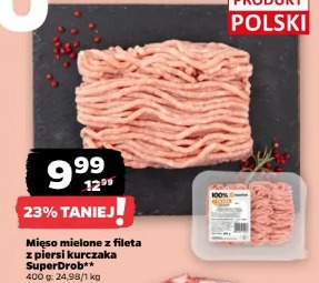 Mięso mielone z fileta z piersi kurczaka SuperDrob