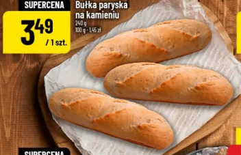 Bułka paryska na kamieniu