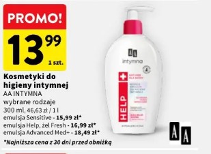 Kosmetyki do higieny intymnej AA Intymna