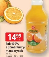 Sok 100% z pomarańczy/mandarynek Jafaden