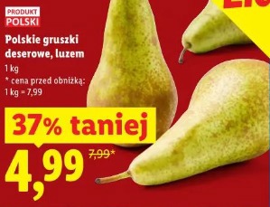 Polskie gruszki deserowe