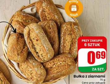 Bułka z ziarnami