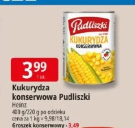 Kukurydza konserwowa Pudliszki Heinz