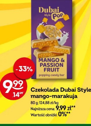 Czekolada Dubai Style mango-marakuja