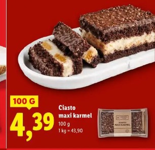 Ciasto maxi karmel