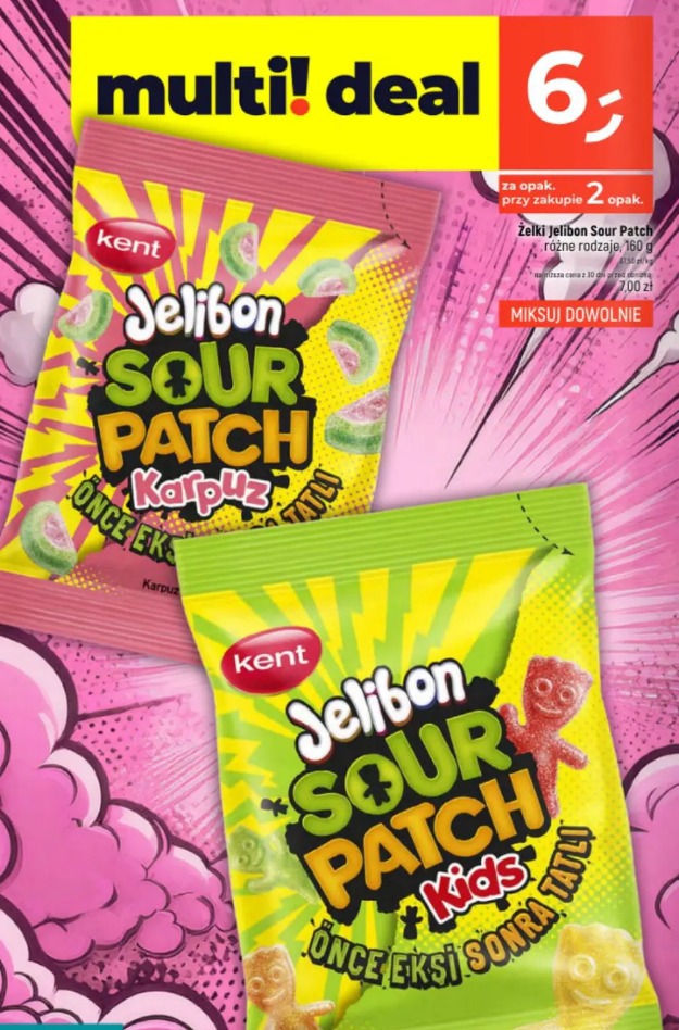 Żelki Jelibon Sour Patch