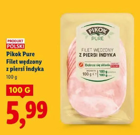 Pikok Pure Filet wędzony z piersi indyka