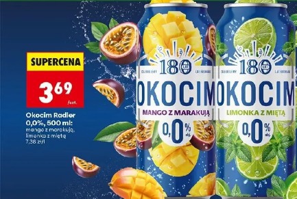 Okocim Radler limonka z miętą