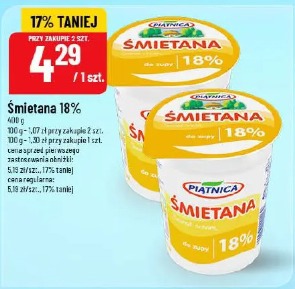 Śmietana 18% Piątnica