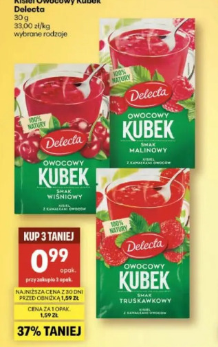 Kisiel Owocowy Kubek Delecta