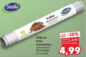Stella Folia aluminiowa z tłoczeniem