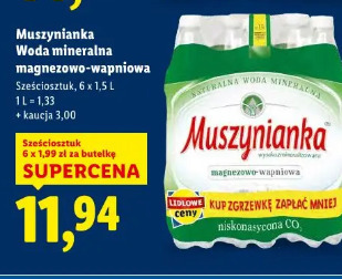 Muszynianka woda mineralna magnezowo-wapniowa
