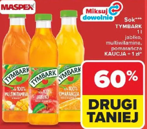 Tymbark sok jabłko multiwitamina pomarańcza