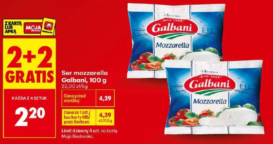 Ser mozzarella Galbani