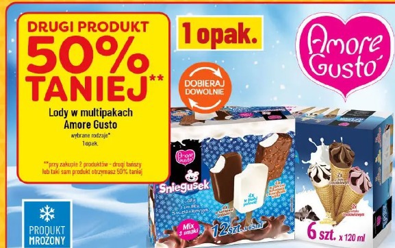 Lody w multipakach Amore Gusto