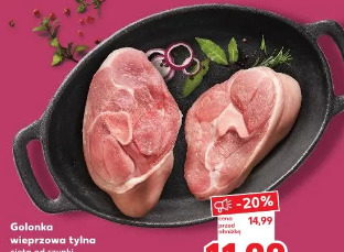 Golonka wieprzowa tylna cięta od szynki