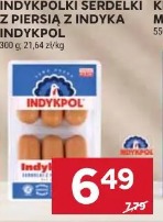Indypolki serdelki z piersią z indyka Indykpol