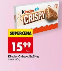 Kinder Crispy, 5x34 g