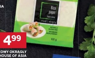 Papier ryżowy okrągły House Of Asia