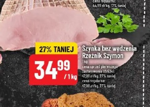 Szynka bez wędzenia Rzeźnik Szymon