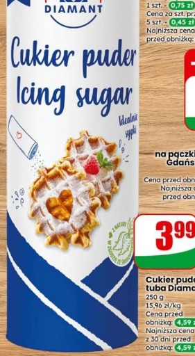 Cukier puder tuba Diamant