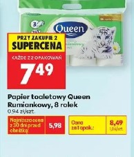 Papier toaletowy Queen Rumiankowy