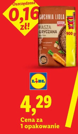 Kuchnia Lidla kasza gryczana prażona