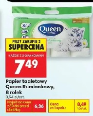Papier toaletowy Queen Rumiankowy