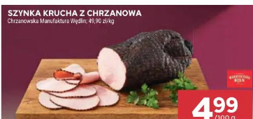 Szynka krucha z chrzanową Chrzanowska Manufaktura Wędlin
