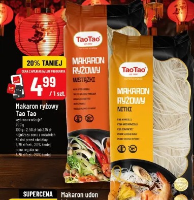 Makaron ryżowy Tao Tao