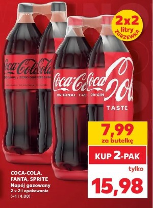 Coca-Cola, Fanta, Sprite napój gazowany