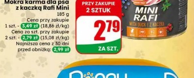 Rafi Mini mokra karma dla psa z kaczką
