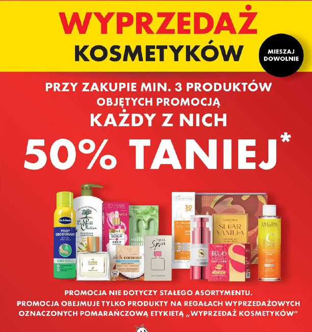 Wyprzedaż kosmetyków