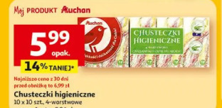 Chusteczki higieniczne Auchan