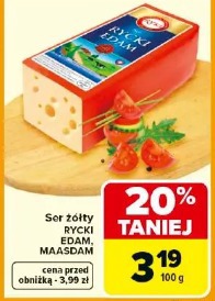 Ser żółty RYCKI EDAM, MAASDAM