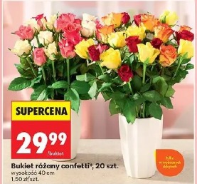 Bukiet różany confetti, 20 szt.