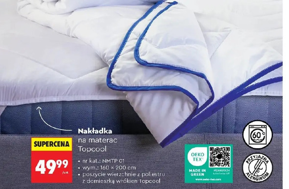 Nakładka na materac Topcool Smukee