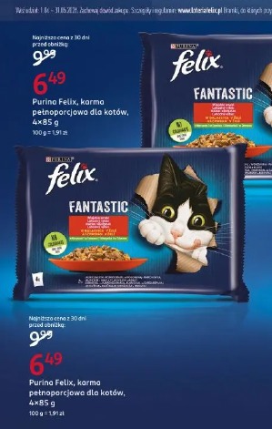 Purina Felix karma pełnoporcjowa dla kotów