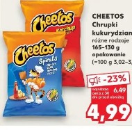 Cheetos Chrupki kukurydziane różne rodzaje