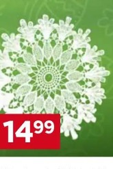 Ażurowa serwetka na koszyczek