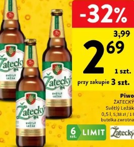 Piwo ŽATECKÝ Světlý Ležák