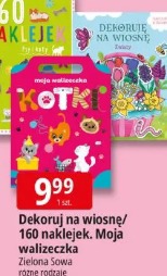 Dekoruj na wiosnę/160 naklejek. Moja walizeczka Zielona Sowa