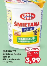 Śmietana Polska Mlekovita 18% tł.